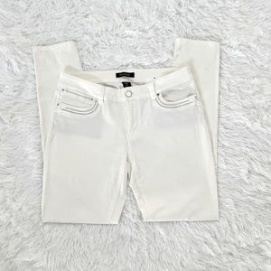 White House Black Market Skinny Jeans White Size 6